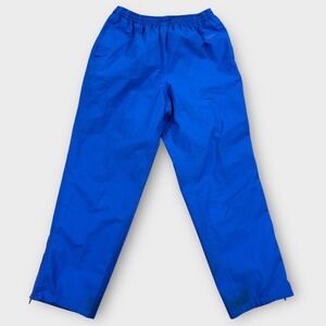 Vintage Asics Pants Men's Large Blue Gore-Tex Track‎ Zip Ankle Activewear